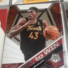 Panini Mosaic 2019-20 Pascal Siakam #8 Will to Win Toronto Raptors Basketball