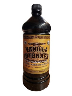 Mexican Vanilla Totonac's Pure Vanilla Flavoring 33.2 Fluid Ounce