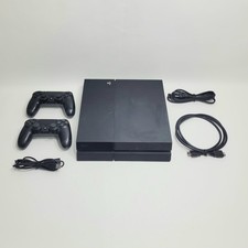 Sony PlayStation 4 Slim 500GB Console Black with Controller Cables