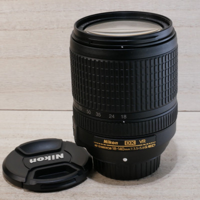 Nikon NIKKOR 18-140mm f/3.5-5.6G AF-S ED VR Zoom Camera Lens *VERY GOOD/TESTED*