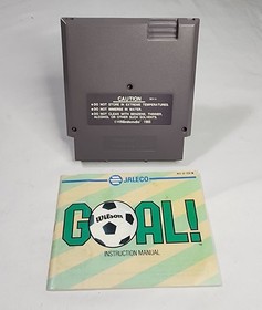 &iexcl;OBJETIVO! Cartucho de juego Soccer Nintendo Entertainment System (1989 NES) con manual 