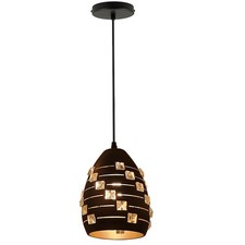Image of Modern Ceiling Pendant Light Black Metal Shade Dining Hanging Lamp Cafe E27 UK