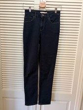 Levis Classic Mid Rise Skinny Womens Size 28 Dark Wash Blue