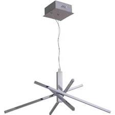 Craftmade 45724-CH-LED Pinnacle LED 28 inch Chrome Chandelier Ceiling Light