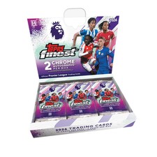 2026 Topps Finest Premier League Soccer Hobby Box RIP N SHIP LIVE ONLY