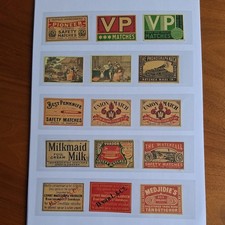  Matchbox Labes Collection In  HINGELESS pages, 250 Labels, copies 