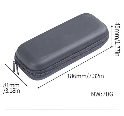 Portable Cigar Case EVA Light weight Travel Storage Bag Pouch for Cigar Lighter 