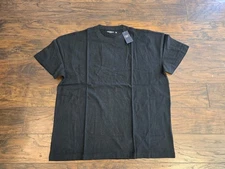 Abercrombie & Fitch T Shirt Mens Soft Essentials Relaxed XXL 2XL black SS