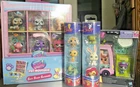 LITTLEST PET SHOP LOT OF 4 PET BOUTIQUE 6 PETS 9 ROOMS 6 ACCESS 2 TUBE & SHUTTLE