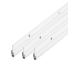 1.25 In. X 84 In. White Screw-On Top and Sides Door Weatherstripping Kit Free Sh