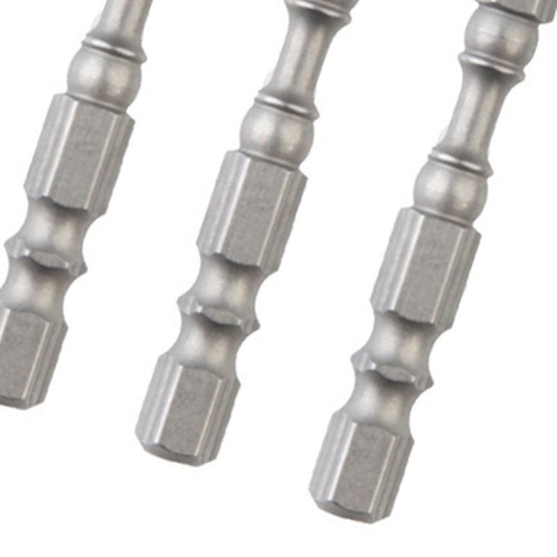 5Pcs Screwdriver Bit Cross S2 Alloy Steel Magnetic Hex Shank Tool Set Kit For Wo