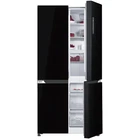 Ekobom EKONF505/BC 90cm Freestanding Fridge – 505L, Black Glass, No-Frost A++