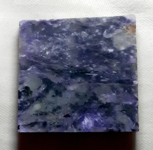 Schöne Charoit grobe Platte für Kabbing #22 - 18g 36x35x5mm
