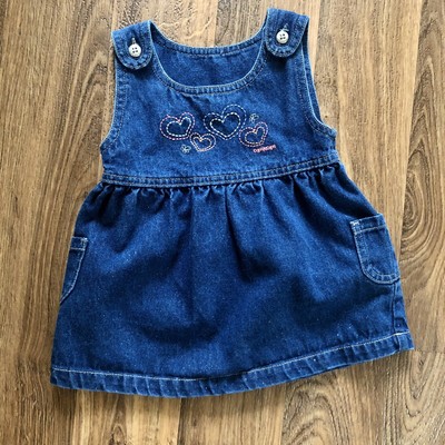 baby denim jumper dress