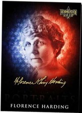 2020 Leaf Decision First Lady Portraits #FLP6 Florence Harding 
