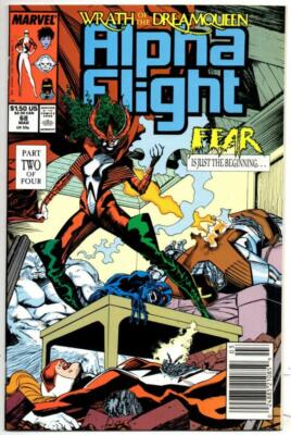 ALPHA FLIGHT #68, VF/NM, Marvel, Dream Queen 1983 1989, more in