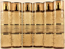 QTY 6 - Bath  Body Works VIVA VANILLA Fine Fragrance Body Mist Spray 8Oz