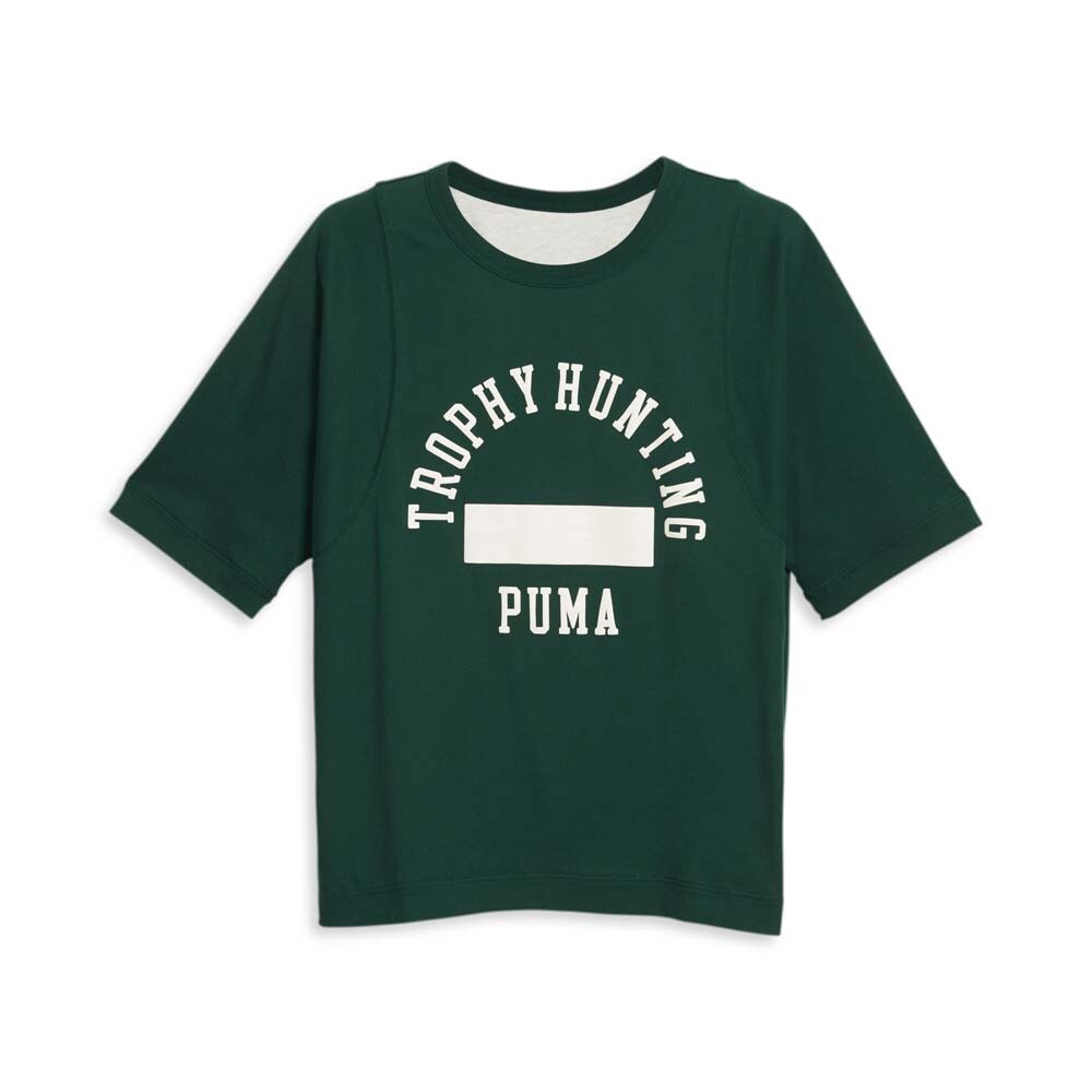 Puma Womens Trophy Hunting Basketball Athletic Tee