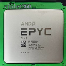 AMD epyc 7f72 CPU processor 3.2GHz 24 core 48 thread 192MB 240W