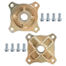 2pcs 24T Rear Wheel Hub 4 Stud Axle Hubs 110mm Space For ATV Buggy Quad Go Kart
