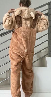 TPNY, Bear Hooded Bodysuit/Pajama/ Costume Plush Thickened One