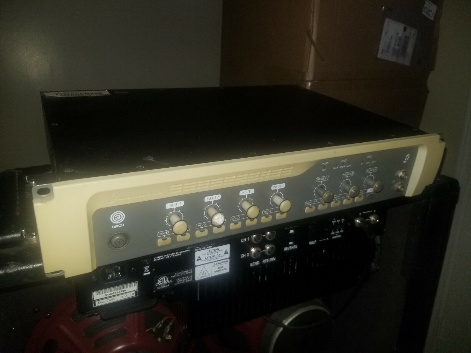 Digidesign 003 Rack Factory MIDI Firewire Audio Interface Digital Mixer System