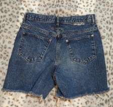 vtg GAULTIER JEANS Cutoff Blue Jean Shorts Daisy Dukes Denim Womens 31x4 863