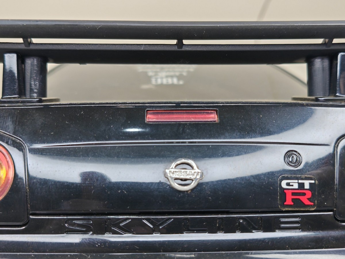 Rare Limited Black Nikko Nissan Skyline GT-R R34 Street Mayhem