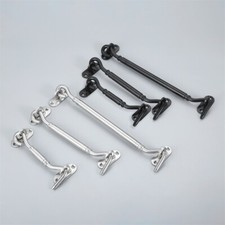 1Pc Window Catch Hookk And Eye Latch Lock 2 Colour Stainless Steel 110/150/205mm