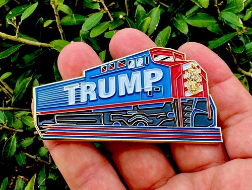 Navy CPO Chief President Donald Trump Train POTUS Challenge Coin MAGA ...