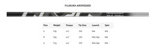 NEW Fujikura AirSpeeder 50S Stock Taylormade Driver Shaft 44.75"