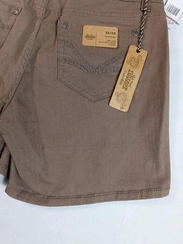Nine West Vintage America Denim Shorts Mid Rise Stretchy Womens Size 31/12 Brown - Picture 11 of 11