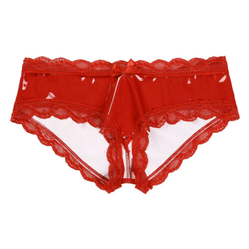 Sexy Women's Lingerie Open Crotch High Waist Panties Suspender Belt,Stockings - Picture 29 of 32
