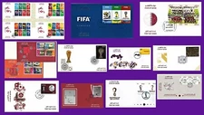 RARE All Official First Day Covers QATAR 2022 FIFA World Cup Soccer Football