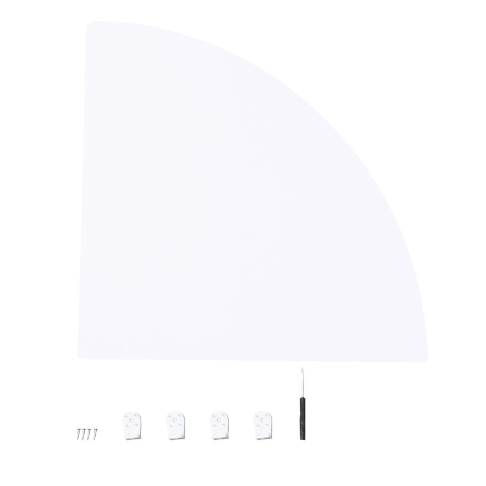 Boden Eckregal Wandboard freischwebend Bücherregal Wandregal H?ngeregal wei - Bild 3 von 4