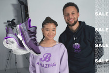 Under Armour Curry 7 International Women's Day B-Amazing Purple Men’s 11 Shoes