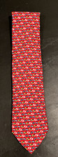 Vineyard Vines Silk Necktie Men s Tie Red Flags BRAND NEW with Box