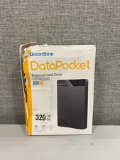 UnionSine DataPocket 320GB External Hard Drive - Black