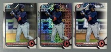 3- 2022 Bowman Jhonkensy Noel: 1st Mega Box Mojo Refractor, Chrome & Paper Base