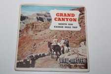 Vintage View-Master Stereo Pictures Reels Grand Canyon North Rim Mule Trip