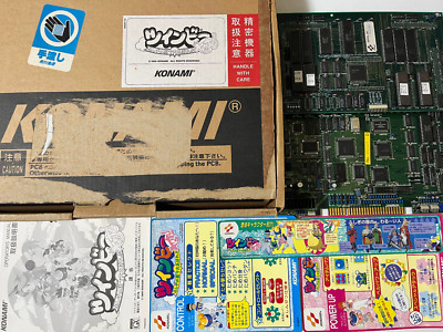 TwinBee Yahhoo! Konami System GX Arcade Game JAMMA PCB Japan