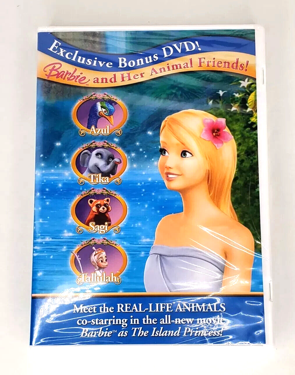 Walmart Exclusive Bonus DVD Island Princess Barbie and Her Animal