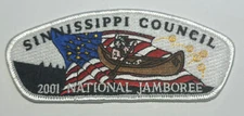 Sinnissippi Council 2001 National Jamboree JSP  CSP White  Boy  Scout TK0