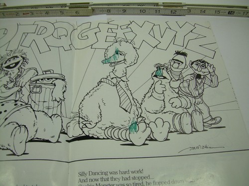 Silly Dancing Seasame Street 1990 VEE Production Activity Program from live show - Picture 8 of 11