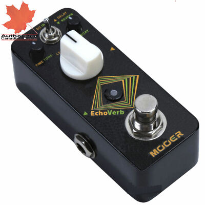 Mooer EchoVerb Digital Delay and Reverb Guitar Effects Pedal True Bupass New