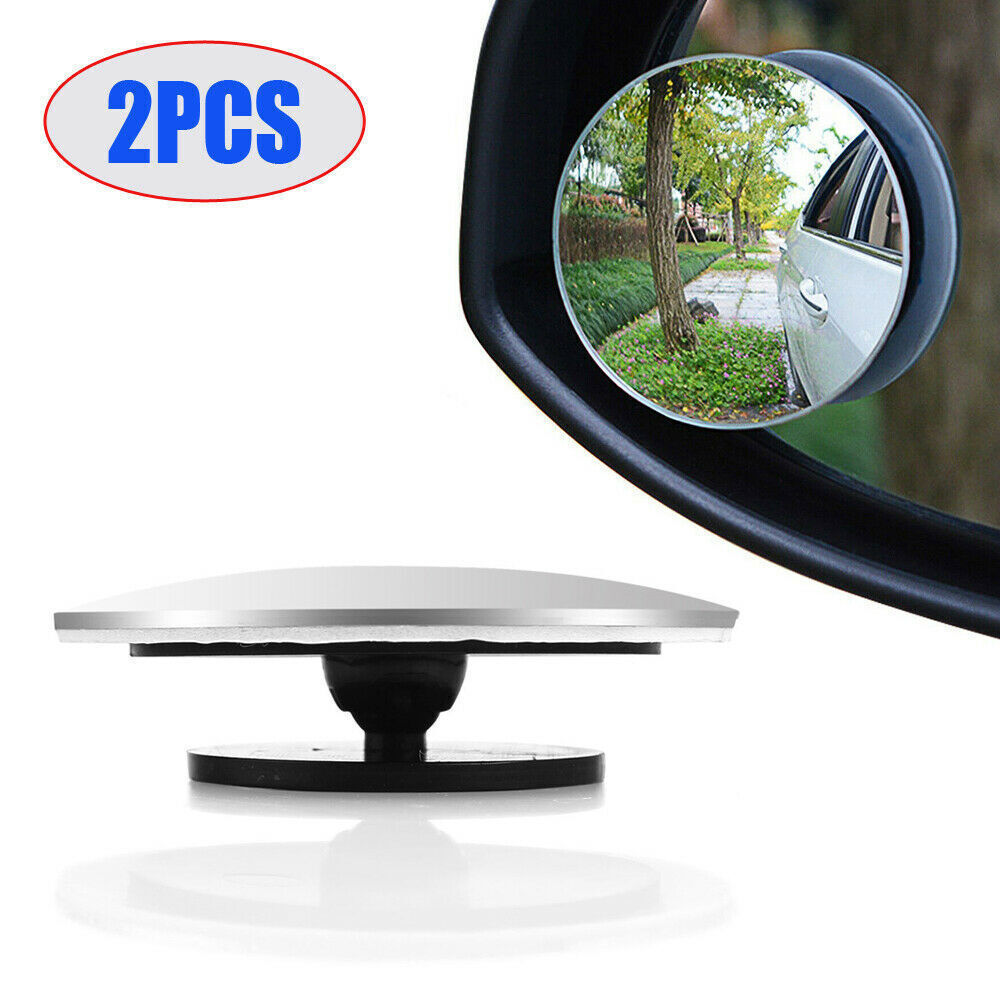 2X Universal Wide Angle Convex Auto Car Mirrors for Blind Spot