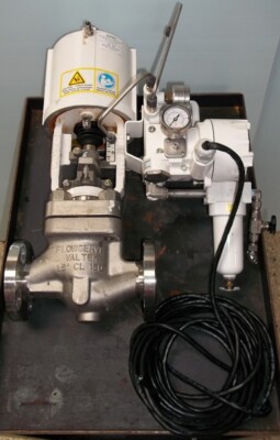 FLOWSERVE VALTEK 1.5  CLASS 150 CF8M PNEUMATIC ACTUATED CONTROL VALVE MODEL MK1