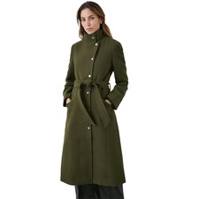 Principles Womens/ladies Belted Funnel Neck Coat Dh6515