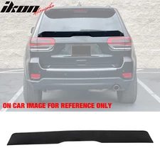 Fits 14-22 Jeep Grand Cherokee DuckBill ABS Add-on Trunk Spoiler Lip Matte Black