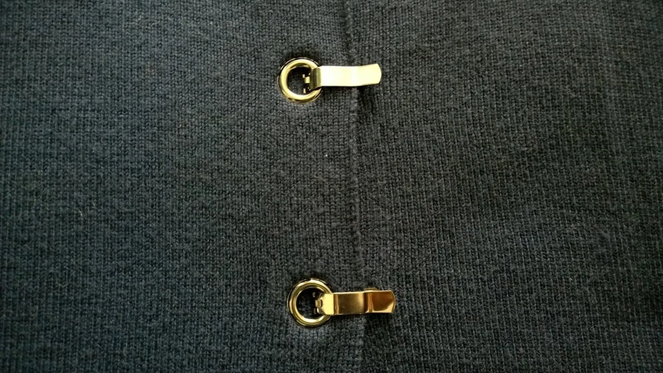 MANTELLA IN MAGLIA DI "BANANA REPUBLIC" BLU NOTTE - Immagine 4 di 4